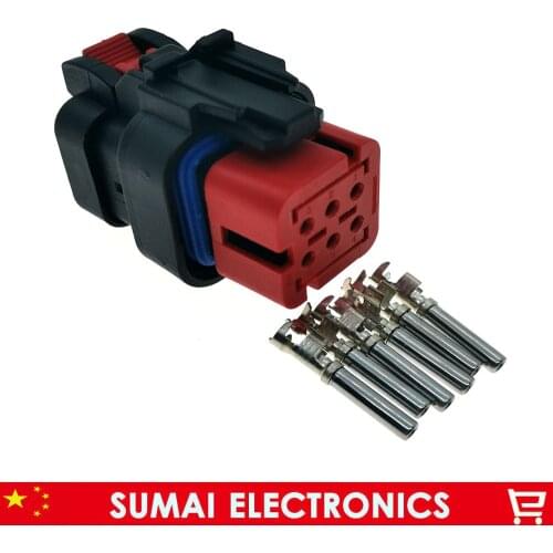 AMP/TE 6 Pin Auto 776433 776531-1 Camshaft sensor plug,6P Oil pressure/atmospheric pressure sensor plug for Excavator Carter