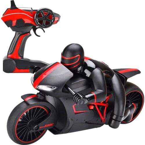 Drifting high speed remote control motorcycle rolling stunt remote control model childrens competitive toy car can be recharged