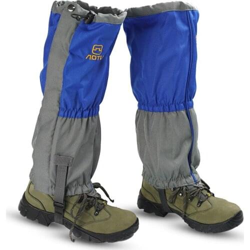 1 Pair Outdoor Snowproof Walking Shoes Protective Leg Cover Waterproof Oxford Cycling Climbing Legs Gaiters Winter Snow Cover