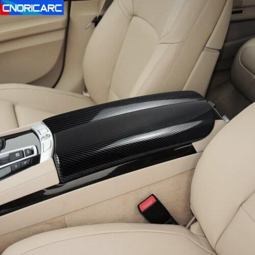 Car Styling For BMW 7 Series F01 F02 2009-2015 Center Console Armrest Box Frame Cover Decals Interior Accessories
