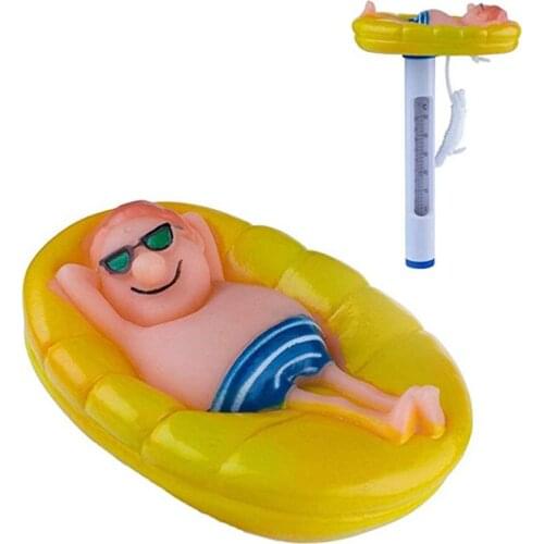 Cute cartoon floating thermometer, swimming pool thermometer, water thermometer, drifter thermometer