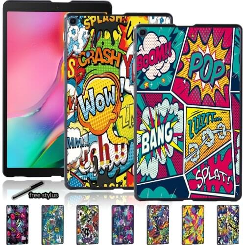 Graffiti Slim Tablet Case for Samsung Galaxy Tab A 10.1(T580/510)/A 7.0 T280/A 9.7 T550/10.5 T590/S5e(T720/725)/E 9.6(T560/561)
