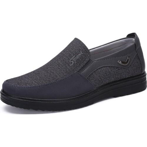 High Quality Brand Shoes Men Adult Rubber Solid Slip on Flats Breathable Comfort Tenis Masculino Adulto Sapato Zapatos Hombre