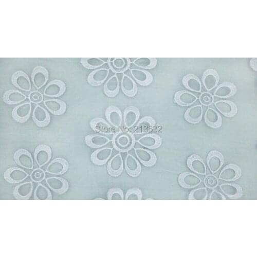 Tulle POp84-6 textiles boutique fabric auxiliary Eugen yarn embroidery fabric cotton fabric wholesale computer embroidery yarn