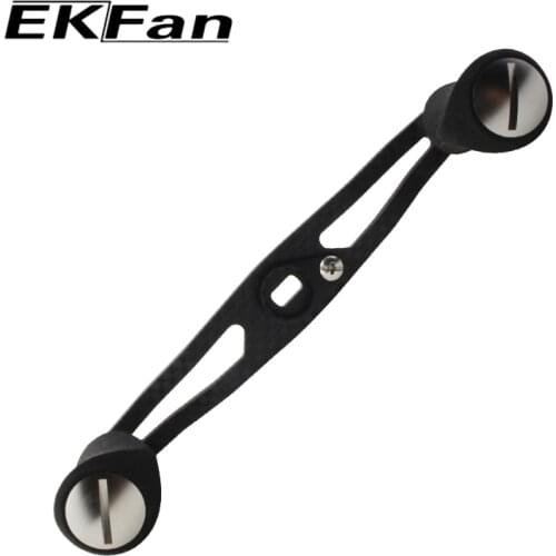 EKFAN 7*4mm 8*5mm Carbon Fiber Fishing Reel Handle EVA Knobs For Baitcasting Fishing Reel Rocker Spinning Reel Handle