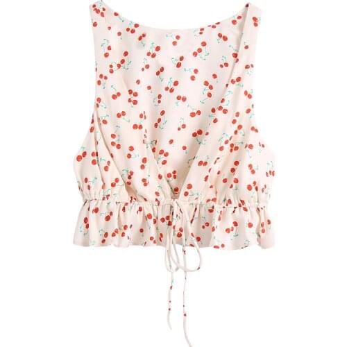 JC·KILIG 2021 Womens Printed Satin Tops B1412