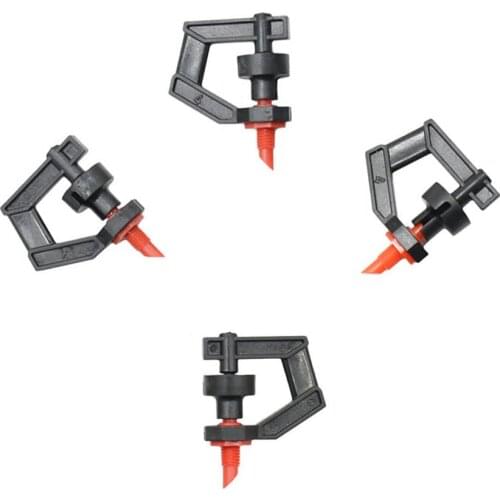 360 Degree Rotating Sprinklers With Thread G-Type Refract Water Saving Atomizing Nozzle Garden Irrigation Lawn Watering 200Pcs