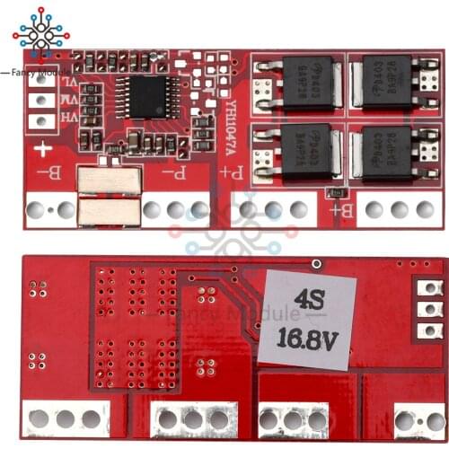 4S 30A High Current Li-ion Lithium Battery 18650 Charger Protection Board Module 14.4V 14.8V 16.8V Overcharge Over Short Circuit