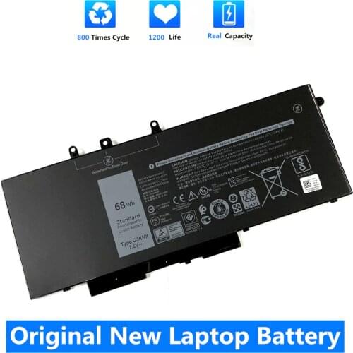 CSMHY NEW 7.6V 68WH GJKNX New Original GJKNX Laptop Battery for Dell Latitude 15 3520 E5480 5480 5580 3520 GJKNX GD1JP