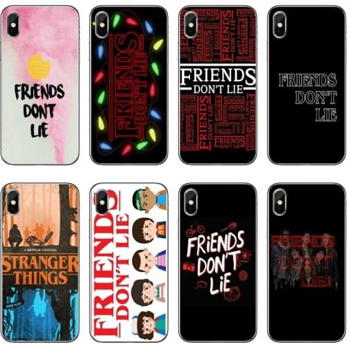 Stranger things friends do not lie Accessories Case For Huawei P30 P20 Pro P10 P9 P8 Lite Y5 Y6 Y7 Y9 P Smart Plus 2018 2019