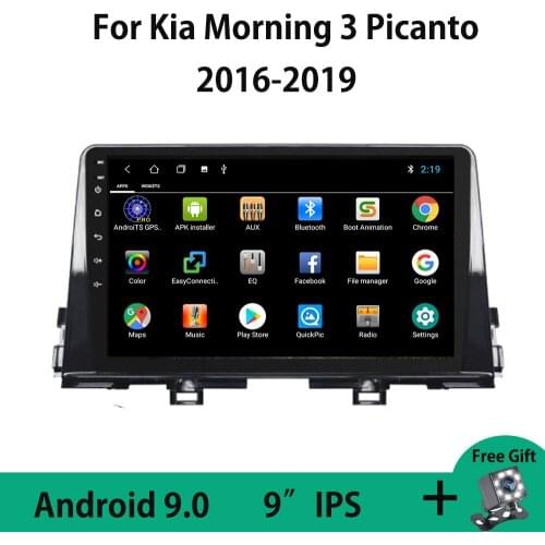 Android 10.0 Car Radio Multimedia Video Player Navigation GPS For Kia Morning 3 Picanto 2016 2017 2018 2019 Steering Wheel WIFI