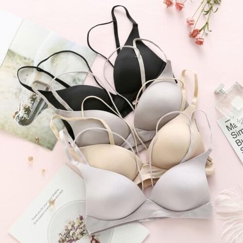 Seamless Women Bra Wireless Thin Underwear Sexy Lingerie Soft Bras Hollow Out Bralette For Women