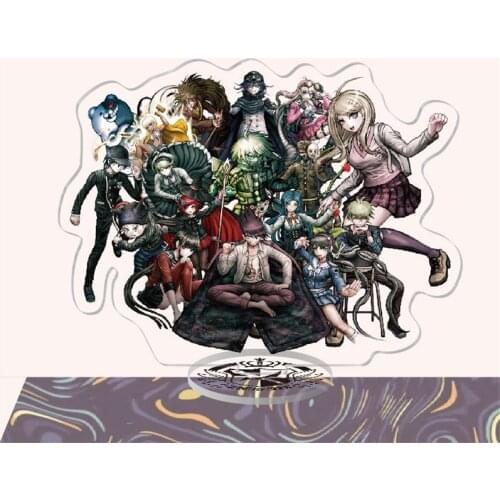 Danganronpa Anime Figure Monokuma Kyouko Makoto Action Figures Acrylic Stand Model Toy Decoration Anime Lovers Birthday Gifts