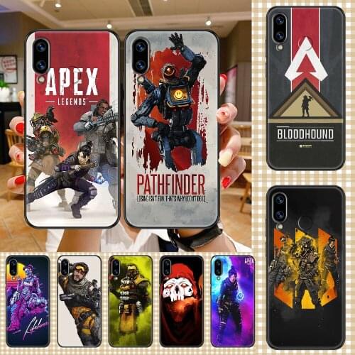 Hot Game Apex legends Phone case For Huawei Honor 6 7 8 9 10 10i 20 A C X Lite Pro Play black art cover painting waterproof soft