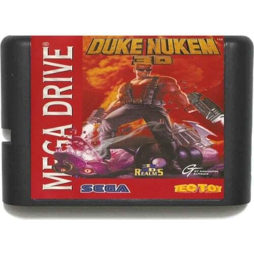 Hottest Duke Nukem 3D 16 bit MD Game Card For Sega Mega Drive For Genesis