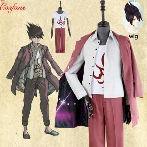 New Arrival Danganronpa V3 Killing Harmony Kaito Momota Cosplay Costume Anime Custom Made College cosmic pilot cosplay suit wig