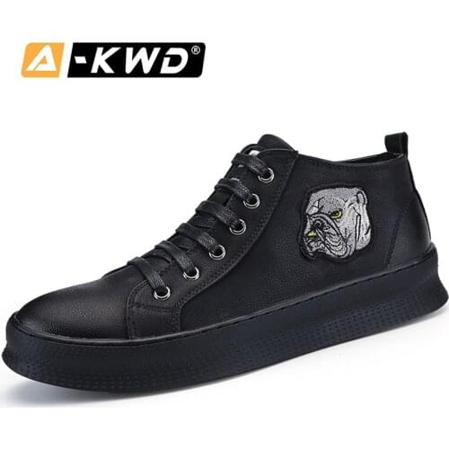 New Fashion Shoes Elevator Shoes for Men Black White Bottom Heren Schoenen Men Trainers Men Casual Shoes High Top Mens Sneakers