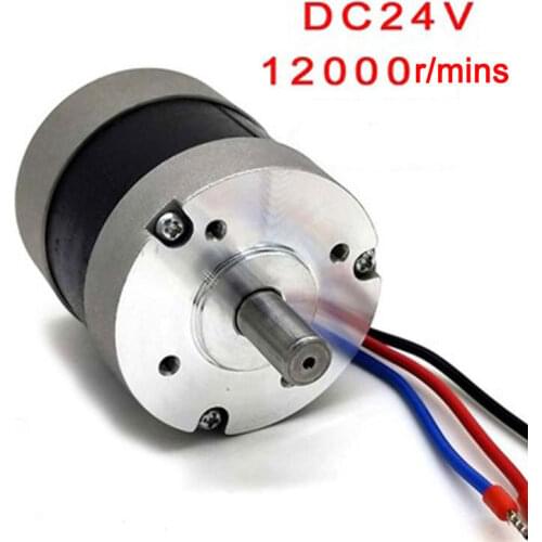 DC Brushless Motor Grinding Motor 24V 12000 rpm,36V 18000 rpm,43V 21500 rmp Speed can be customized,Adjustable Spindle Motor