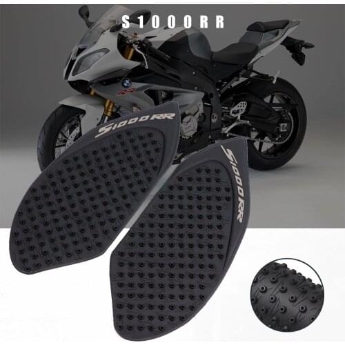 Motorcycle Gas Tank Traction Pads Fuel Tank Grips Stickers Knee Grips Protectors Decal For BMW S1000RR 2009-2018