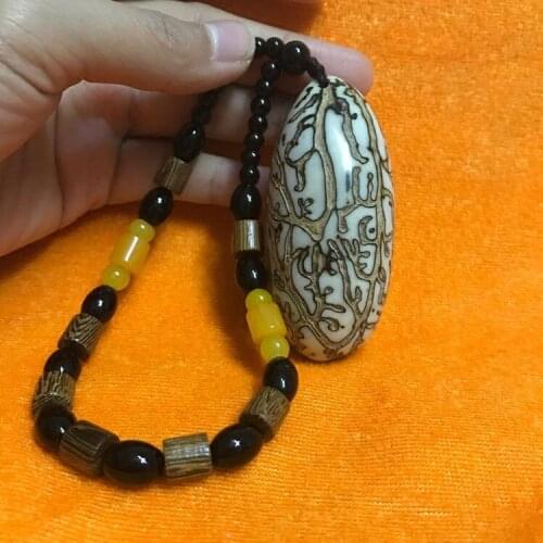 Xingyue Bodhi 108 first lunar month natural Hainan hair high density bracelet Beads barrel apple beads Bodhi child men and wome
