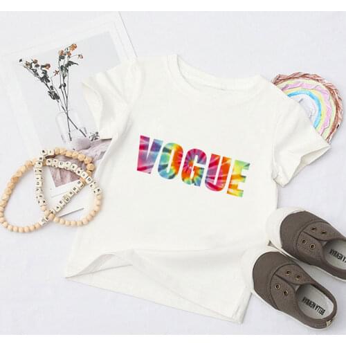 2 3 4 5 6 7 8 9 Years Old Tie Dye Kits For Kids Unisex Girl Clothes 2020 Fashion Love Painted Girls Tshirt Kawaii Boys T Shirts