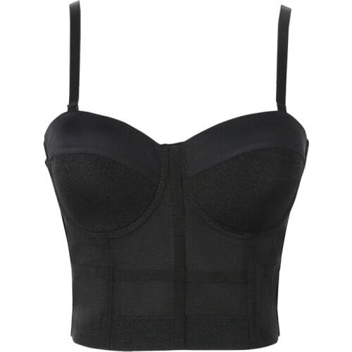 Mesh Women Tops Slim Fitted Night party Club Wear Women Crop Top Cami Mesh Summer Women Bustier Summer Top