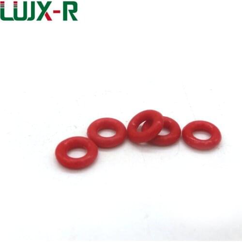 LUJX-R 20pcs O Ring Seal Thickness 1mm OD4 5 6 7 9 12 17 19 21 23 25 26 28 30 32mm Silicone Gasket Sealing Ring VMQ Oring Washer