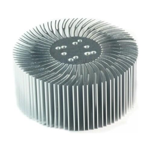 2PCS 3/5/10W Superpower sunflower heatsink circular fin led aluminium radiator 90*38mm with screw for 1-10W LED heat dissipation