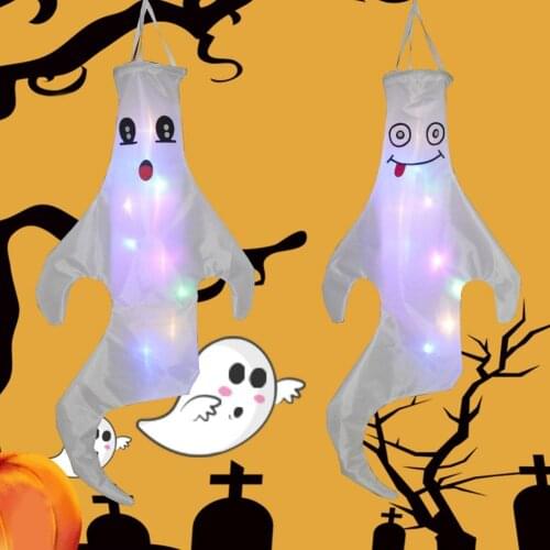 LED Great Ghost Light Hanging Decorations Portable Halloween Light Eco-friendly for Christmas