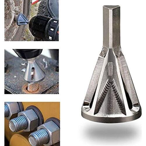 Drill Bit Sharpener Deburring External Chamfer Tool for Metal Drilling Tool Diamond Drill Bit Screw Extractor Pocket Hole Jig