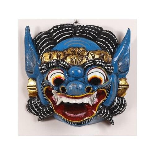 SOLID WOOD CARVING ANIMAL BIBCOCK SOUTHEAST ASIA INDONESIA THAILAND HANDICRAFT HOUSEHOLD WALL HANGS PENDANT ROLE OFING MASK FACI
