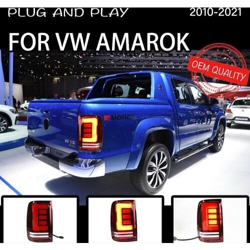 Tail Light For VW AMAROK 2010-2021 автомобильные товары Rear Lamp LED Lights Car Accessories Volkswagen AmarokTaillights