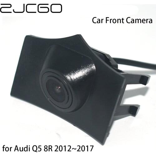 ZJCGO HD CCD Car Front View Parking LOGO Camera Night Vision Waterproof Positive for Audi Q5 8R 2012 2013 2014 2015 2016 2017