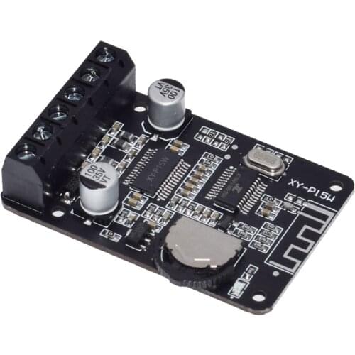 10W / 15W / 20W stereo Bluetooth power amplifier board 12V / 24V high power digital power amplifier module xy-p15w