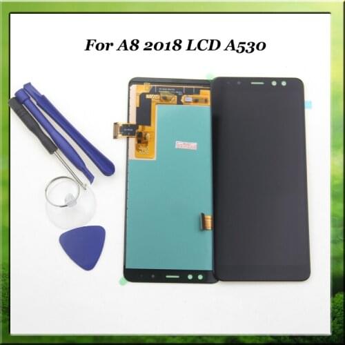 100% Tested For SAMSUNG GALAXY A8 2018 LCD A530 Display Touch Screen Digitizer Assembly Replacement For SAMSUNG A530 LCD