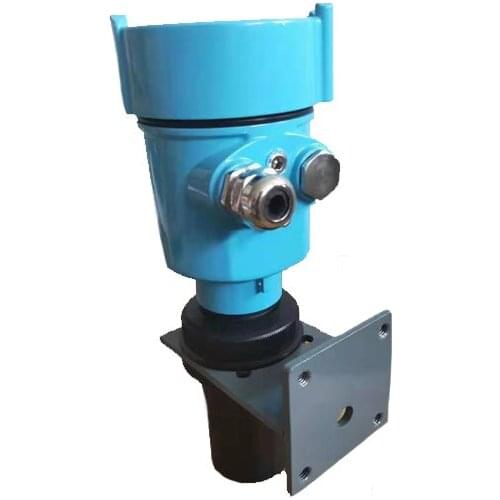 24VDC Power Supply 4-20MA Output Cast Aluminum Body Ultrasonic Oil Level Transmitter with Installation Bracket 0-5M Range