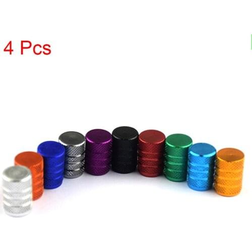 4PCS Universal Dustproof Aluminium Alloy Bicycle Valve Stem Cap Wheel Tire cap Cover Car Truck Tube Valve Caps Bike Accessories
