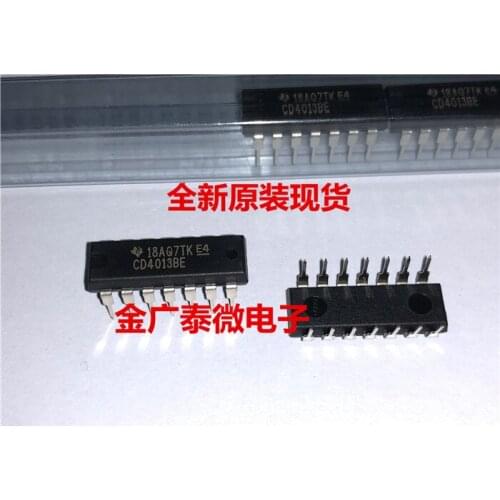5/PCS Brand New & Original Cd4013be CMOS Dual D-Type Flip-Flop Direct Plug Dip14