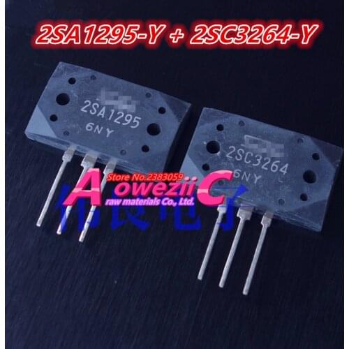 Aoweziic 2018+ 100% new imported original 2SA1295-Y 2SC3264-Y 2SA1295 2SC3264 2SA1295 MT-200 High power amplifier (1 pair)