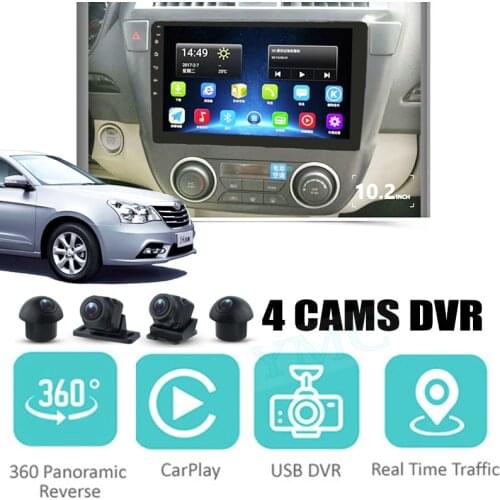 For DongFeng A60 E70 SX6 S30 H30 A100 Car Audio Navigation Gps Stereo Carplay DVR 360 Birdview Around System
