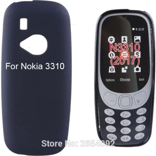 For Nokia 3310 Case Thin black matte TPU Gel Skin For Nokia 3310 2017 2.4-inch Dual SIM Phone Protective Silicone Cover Guard
