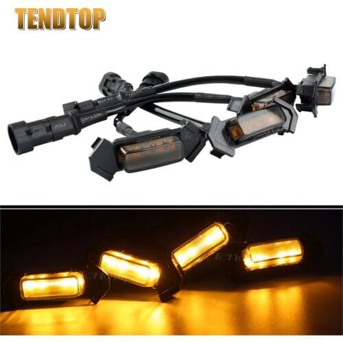 For 2016-2018 Toyota Tacoma w/TRD Pro Grill Car Front Bumper Hood Grille LED Lights Daytime Running Lamp Waterproof Car Styling