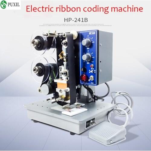 HP-241B electric printing machine, electric ribbon, automatic coding machine, production date, ribbon printing machine