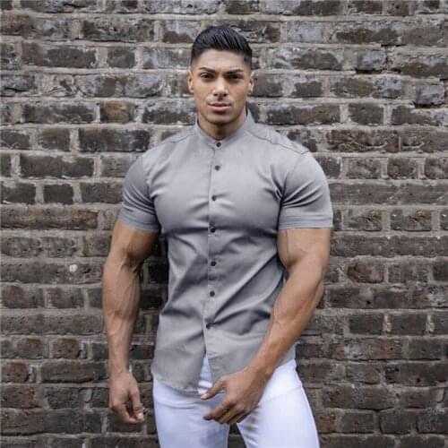 JUST GYM Men's Dress Shirts