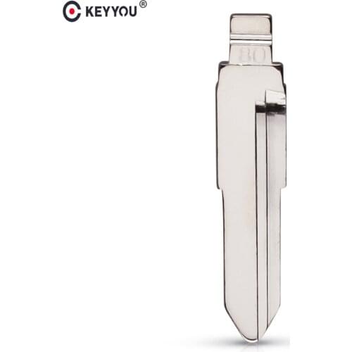 KEYYOU Type 80# Metal Blank KD Remote Flip Folding Key Blade Universal For New WuLing Hongguang NO.80 Uncut Key Blade