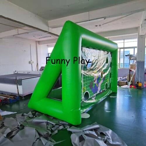 Inflatable Soccer Target Game For Sale inflatable football shooting field Sealed Airtight Basketball Goal Inflatable Sports Game