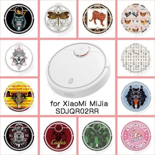 Provide Customized Custom Street Style Sticker for xiaomi Robot Robotic SDJQR02RR Vacuum Cleaner Skin Spare Parts Accessories