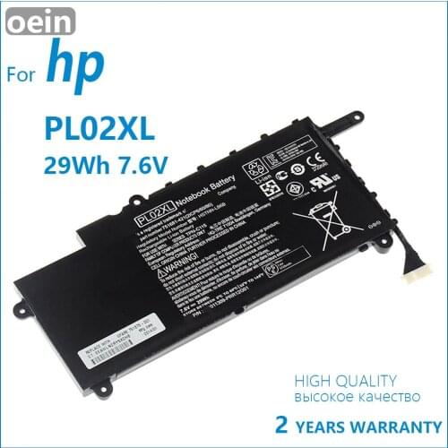 Oein Genuine PL02XL Laptop Battery for HP Pavilion 11 x360 11-n010dx HSTNN-DB6B HSTNN-LB6B TPN-C115 751681-231 751875-001