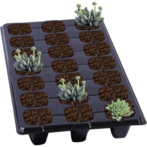 5/10 pcs 21 Holes Plastic Cells Seedling Starter Tray Extra Strength Seed Germination Plant Flower Pots Nursery Grow Box Pr