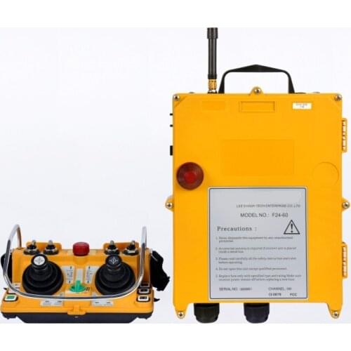 Industrial Radio Wireless F24-60 Remote Control (1 Transmitter+1 Receiver) AC 380V 220V 36V for Hoist Crane